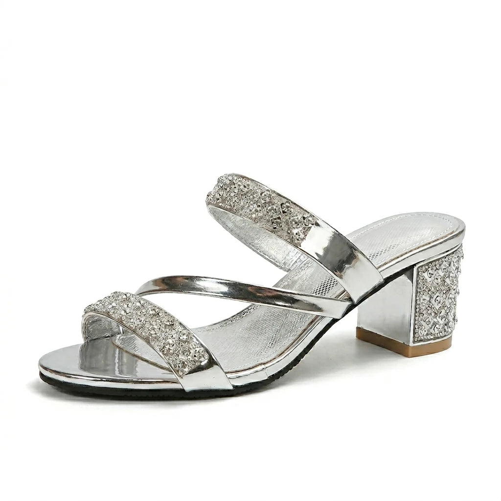 sandales paillettes dorées - Variation 1