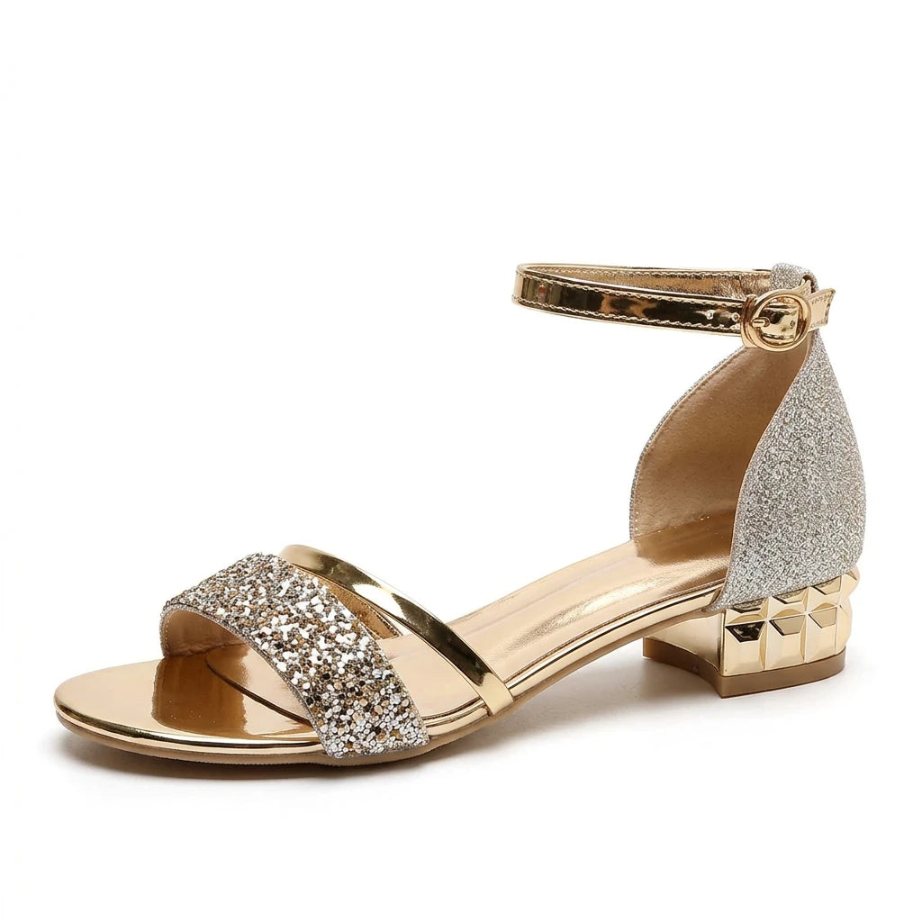 sandales femme dorées - Variation 1