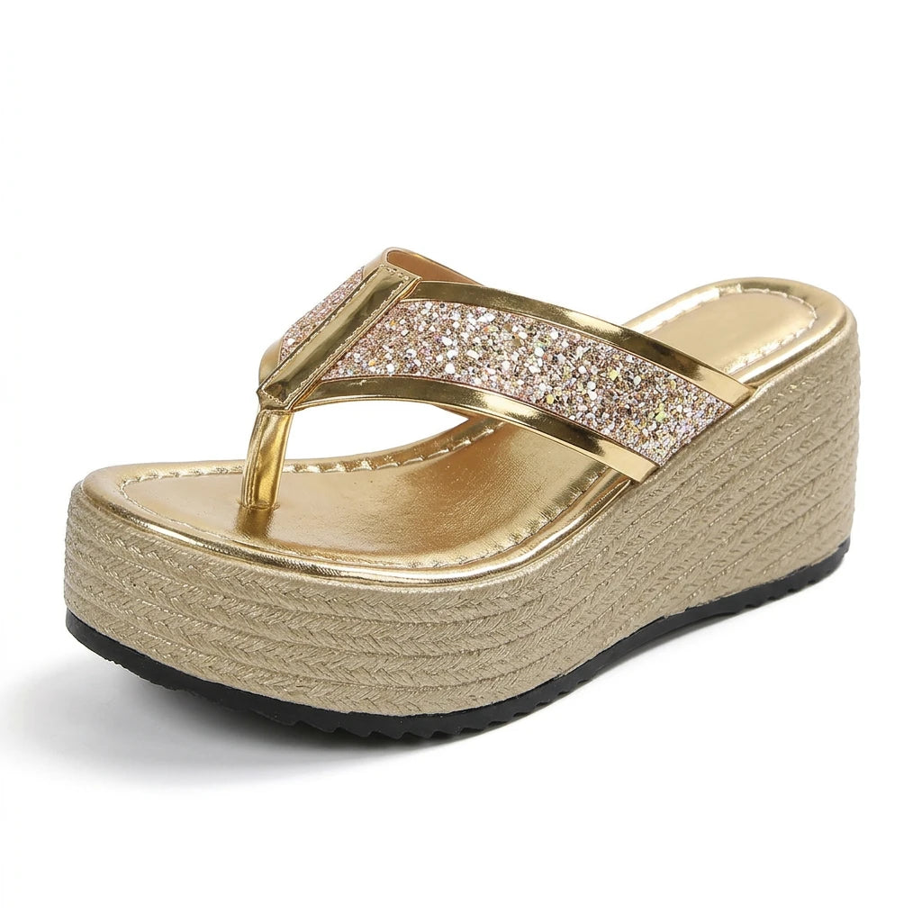 sandale tong doré - Variation 2