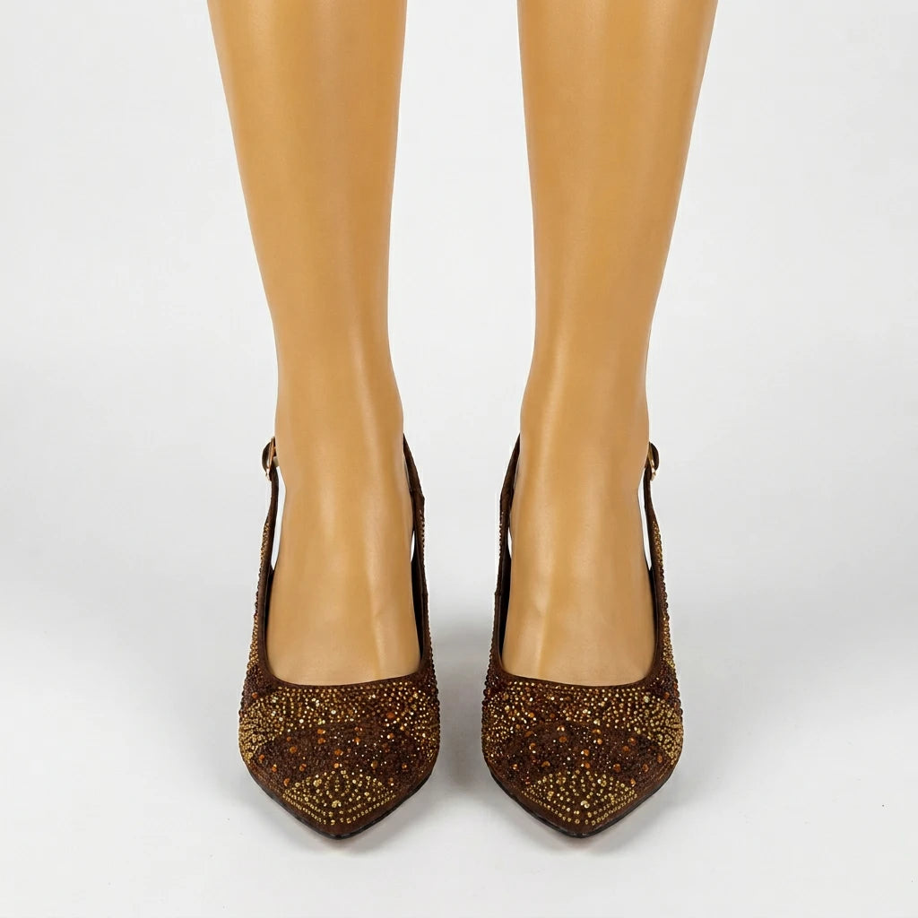 sandale marron dore - Variation 3